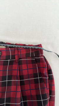 Pantalon Pull&bear - S - Rouge - à carreaux