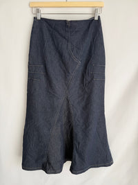 Jupe longue Laura Palma - 36 - Bleu marine -