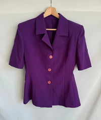 Blazer manches courtes Vintage - 38 - Violet