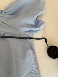 Blouse H&m - 40 - Bleu - Épaules dénudées en coton