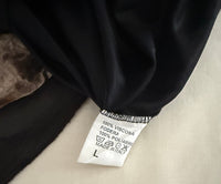 Robe Casual Sans Marque - L - Noir - Motif Fleuri