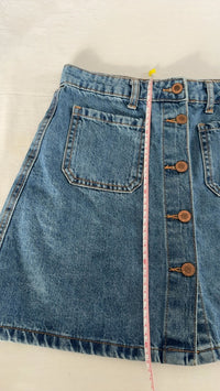Jupe en jean Bershka - 38 - Bleu -