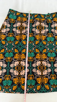 Jupe mini H&m - Xs - Noir à motif tropical