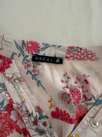 Blouse ¾ Bréal - 40 - rose pâle Et Rouge -