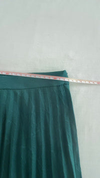 Jupe midi plissée Mango - Xs - Vert foncé