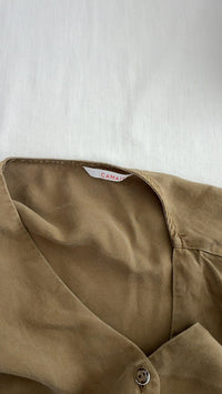 Robe boutonnée Camaïeu - 36 - Kaki