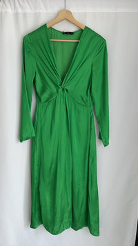 Robe midi Mango - L - Vert -