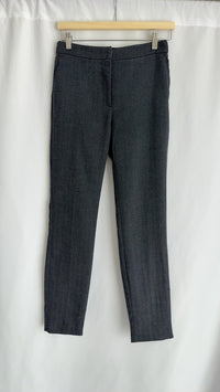 Pantalon Ajusté Zara - M - Gris Et Marine -