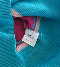 T-shirt - S - Fuchsia, orange, bleu et rose