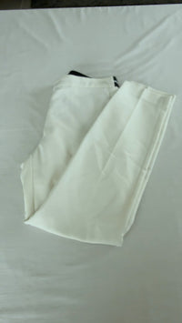 Pantalon slim Zara - M - Blanc