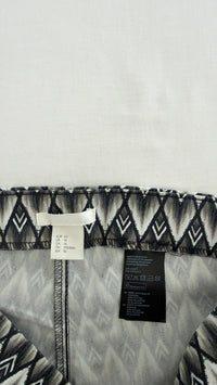 Pantalon slim H&m - 44 - Noir et Gris
