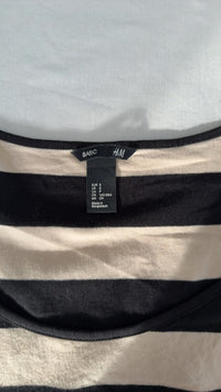 Robe courte H&m - S - Noir et beige