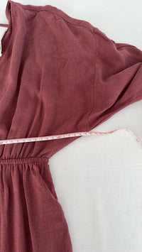 Robe courte Pull&bear - S - Bordeaux -