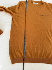 Pull Camaïeu - S - Marron - Life is beautiful brodé