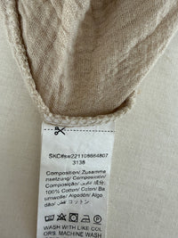 Short Shein - L - Beige - Gaze De Coton