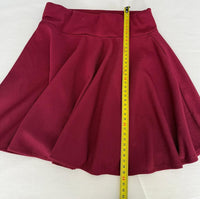 Mini-jupe Sans Marque - Xs - Bordeaux -