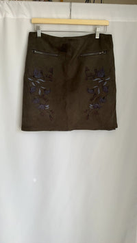 Jupe mini Elora Reine - 42 - marron -