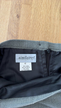 Tailleur jupe femme similaire! pied-de-poule Fr 42 gris
