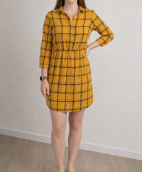 Robe chemise Sinéquanone - 36 - Jaune -