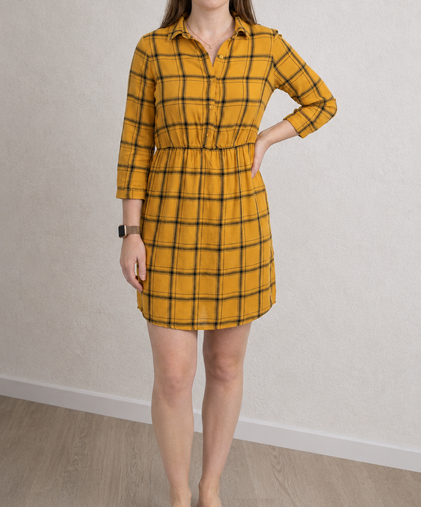 Robe chemise Sinéquanone - 36 - Jaune -