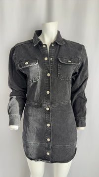 Robe en jean Zara - S - Noir délavé