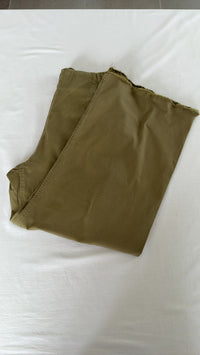 Pantalon large Zara - 40 - Kaki -