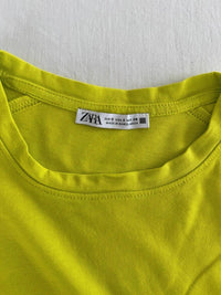 Débardeur Zara - S - Jaune / Vert fluo -