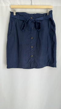 Jupe mini edc - 38 - bleu marine -