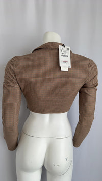 Blazer court Zara - S - Marron -