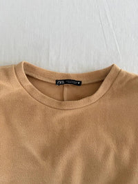 Débardeur Zara - S - beige - à épaulettes
