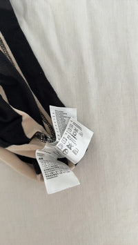 Robe courte H&m - S - Noir et beige