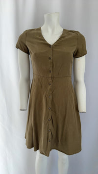 Robe boutonnée Camaïeu - 36 - Kaki