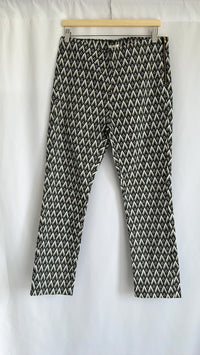 Pantalon slim H&m - 44 - Noir et Gris