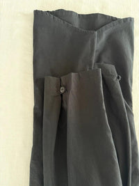 Blouse Etam à volants manches 3/4 - 40 - Noir