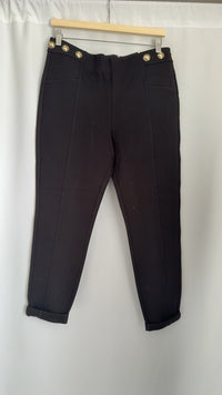 Pantalon slim Zara - Xl - Noir