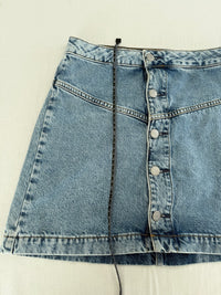 Jupe mini en jean Calvin Klein Jeans - 36 - Bleu