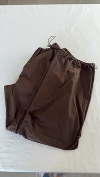 Pantalon parachute Pull&bear - M - Marron -