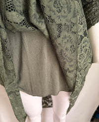 Robe Casual Made In Italy - S - Vert Foncé -
