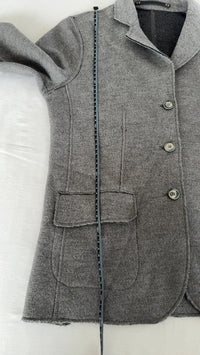 Blazer Henry Cottons - M - Gris - En Laine Vierge