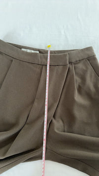 Pantalon tailleur Zara - Xs - Marron -