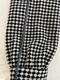 Veste pied-de-poule - 38 - Noir -