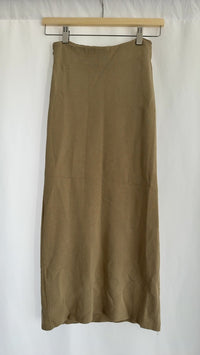 Jupe longue Zara - S - marron clair -