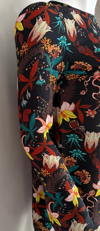 Tunique H&m - 34 - Noir - Imprimé Fleuri