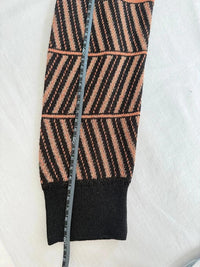 Pull Mango Suit - M - Noir et Orange -
