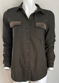 Chemise Bloggers Boutique - M - Vert Foncé -