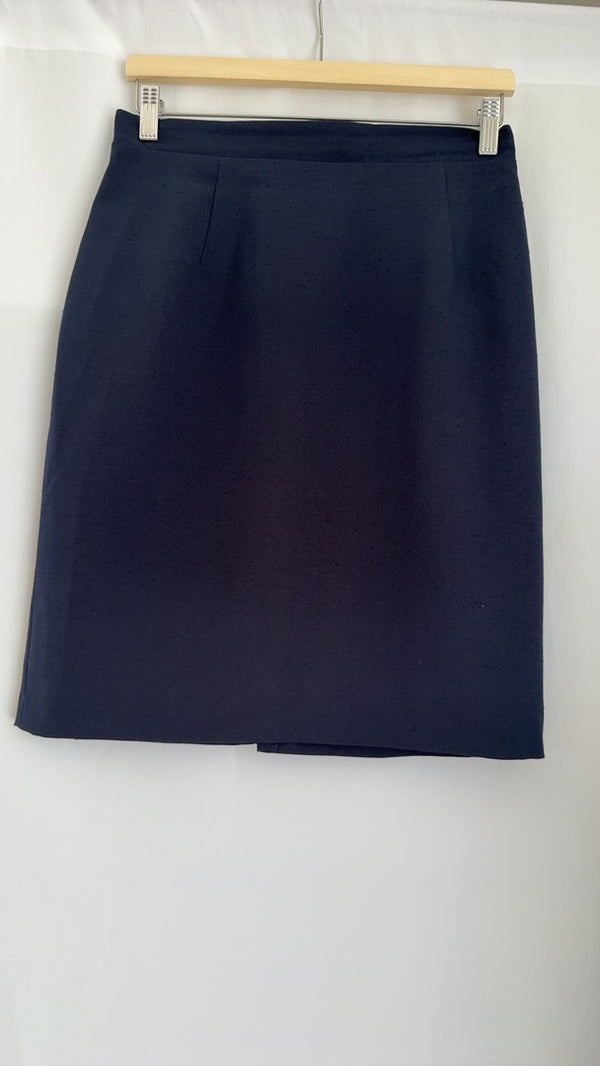 Jupe crayon Pierre de Gray - Fr 42 - bleu marine