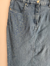 Jupe en jean bpc selection - 42 - Bleu -