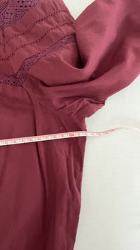 Robe courte Abercrombie & Fitch - Xl - Bordeaux