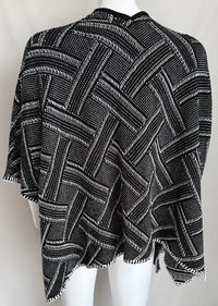 Poncho Camaïeu - Taille Unique - Noir