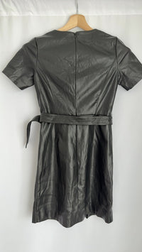 Robe Mng - S - Noir - simili cuir